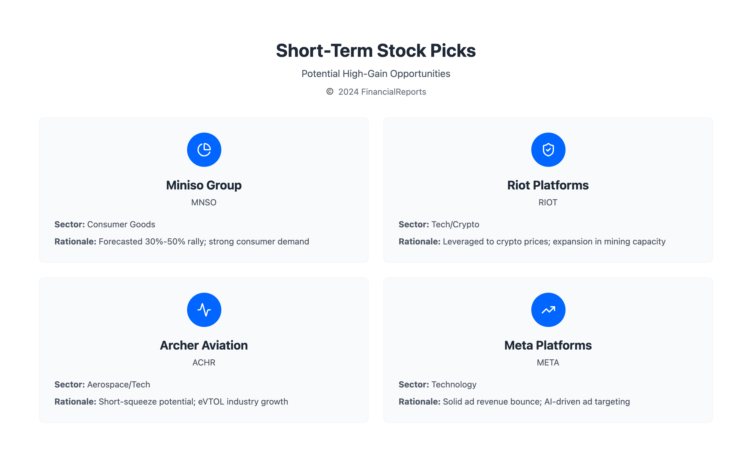Short-Term Stock Picks